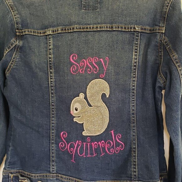 Distressed Old Navy Jean Jacket s L - Picture 6 of 6